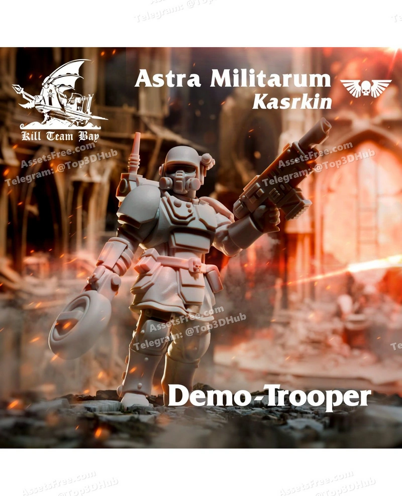 Demo-Trooper – STL 3D Print Model | AssetsFree.com Demo trooper