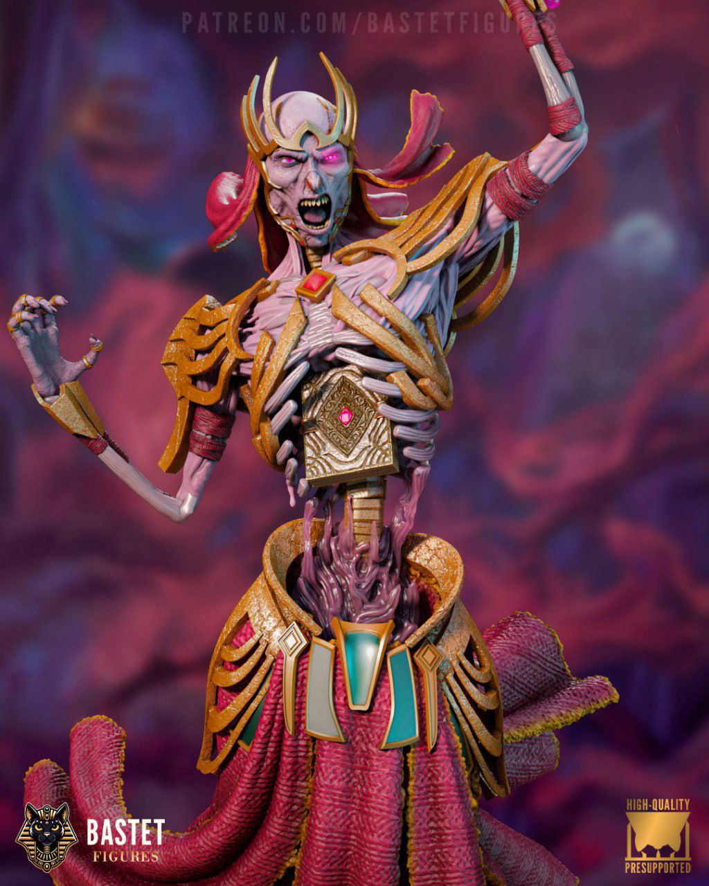 Dungeon & Dragons – Vecna – STL 3D Print Model | AssetsFree.com Dungeon & Dragons Vecna