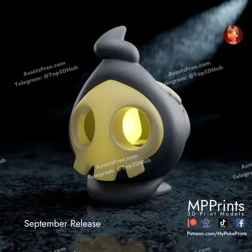 Duskull tealight – STL 3D Print Model | AssetsFree.com Duskull tealight