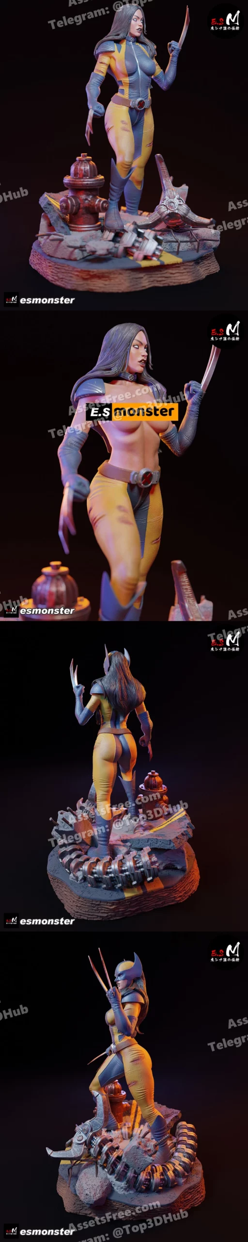 E.S Monster X 23 + NSFW