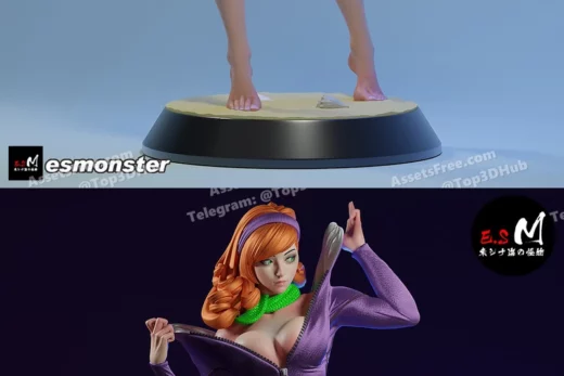 ES Monster Daphne Blakely Scoobt Doo SFW + NSFW