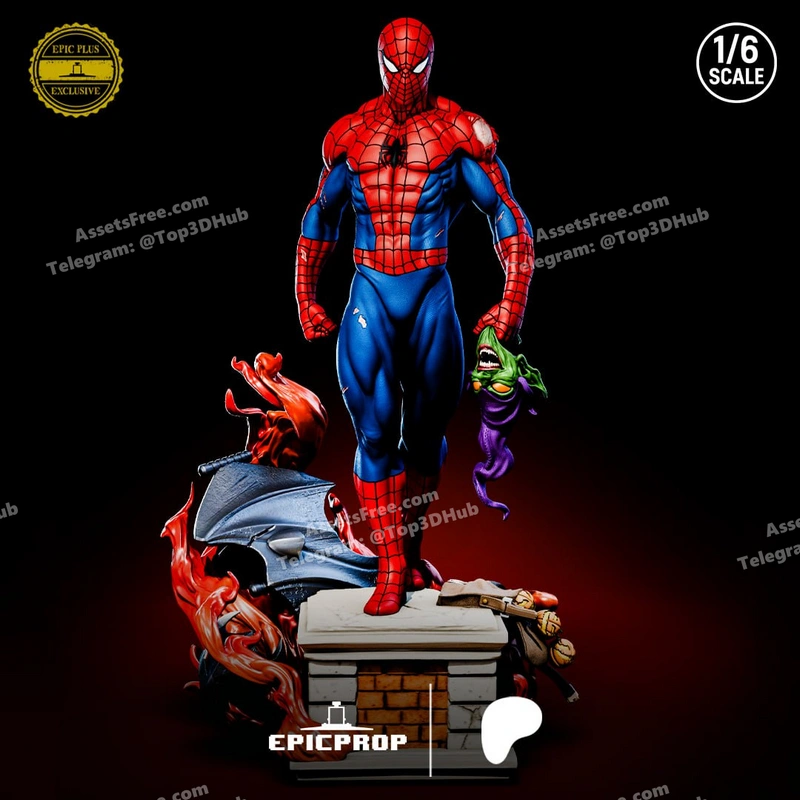 Epic Prop – Spiderman Standar – STL 3D Print Model | AssetsFree.com Epic Prop Spiderman Standar