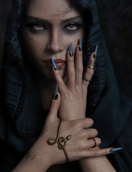 FK Manicure Muse Gothic Morphs and Materials MR for Genesis