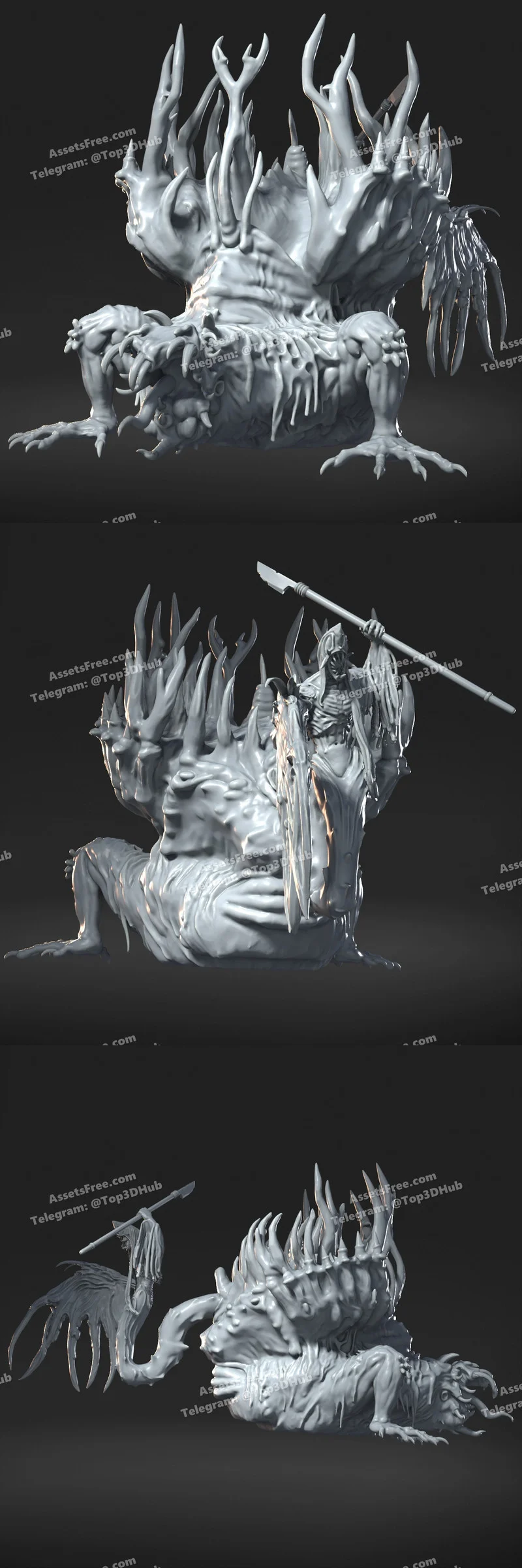 Fallen Archbishop Andreus – STL 3D Print Model | AssetsFree.com Fallen Archbishop Andreus