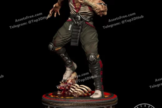 Fan Art Baraka from MK Statue
