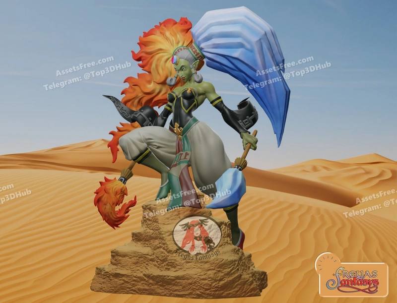 Freyas Fantasys – Twinrova – STL 3D Print Model | AssetsFree.com Freyas Fantasys Twinrova