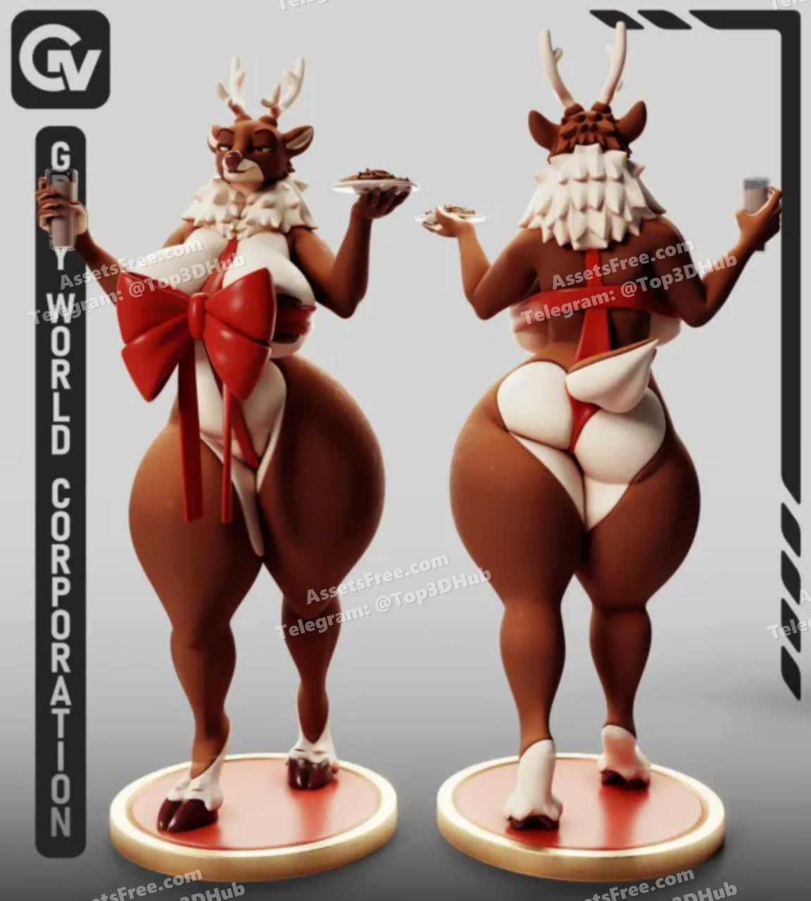 Furry deer 2 nsfw (r) gray world corporation