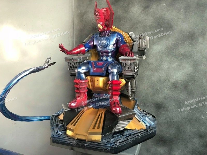 Galactus with Silver Surfer – SPECIALSTLS – STL 3D Print Model | AssetsFree.com Galactus with Silver Surfer SPECIALSTLS