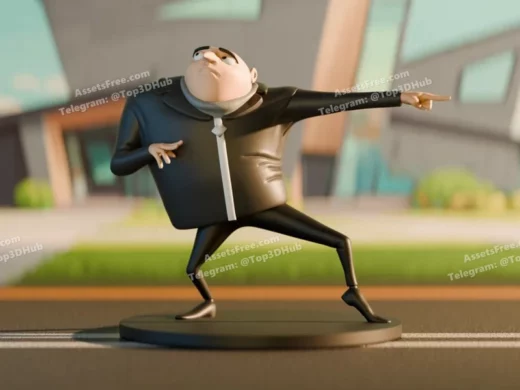 GeekSculpt3D Despicable Me Gru