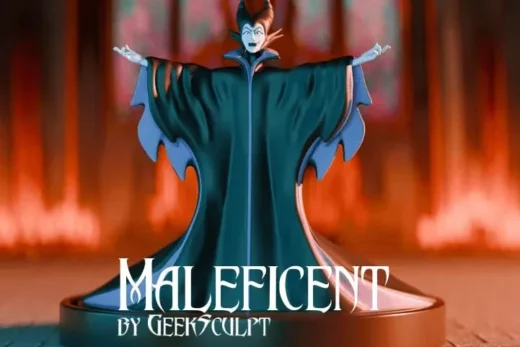 GeekSculpt3D Maleficent