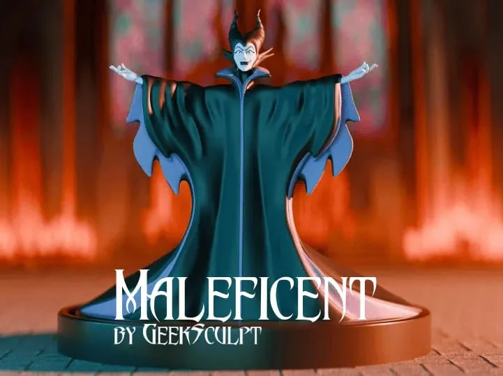 GeekSculpt3D Maleficent
