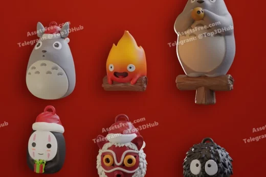 Ghibli Ornaments
