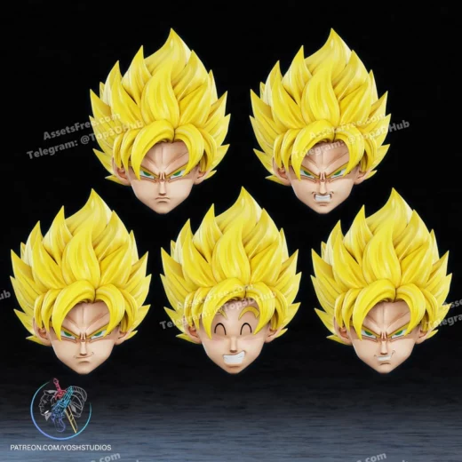 Goku SSJ Helmet