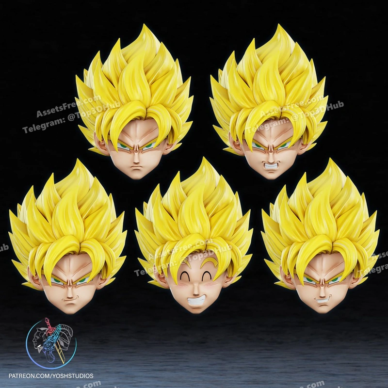 Goku SSJ Helmet