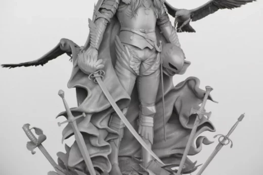 Griffith the White Hawk Berserk 3d Print Statue