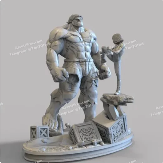 HULK CON TIA ALITA BATTLE ANGEL