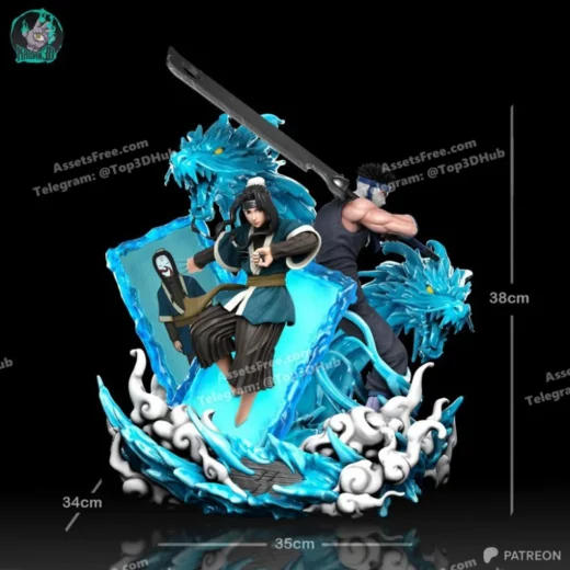 Haku x Zabuza Kaidan3D