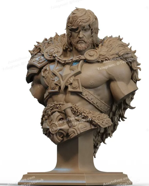 He Man Bust 3D Print