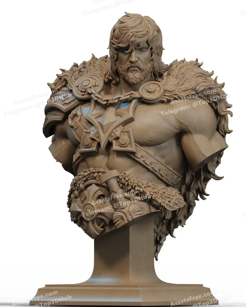 He Man Bust 3D Print