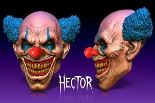 Hex3D HectorClown Mask Color