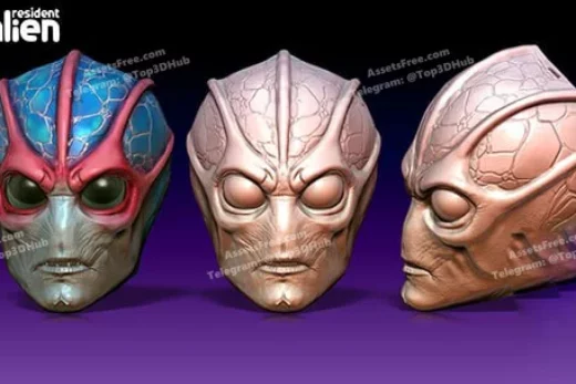 Hex3D ResidentAlien Mask