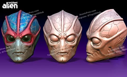 Hex3D ResidentAlien Mask