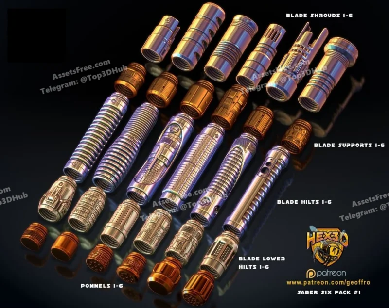 Hex3D SaberPack