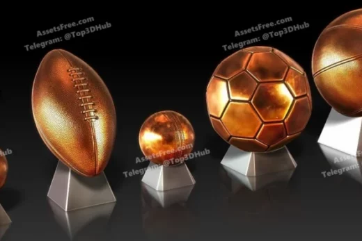 Hex3D SportsBall Pack1