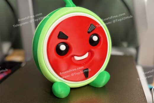 Hex3d watermelon container