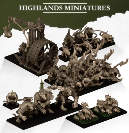 Highlands Miniatures 2025 February Vermin Reinforces