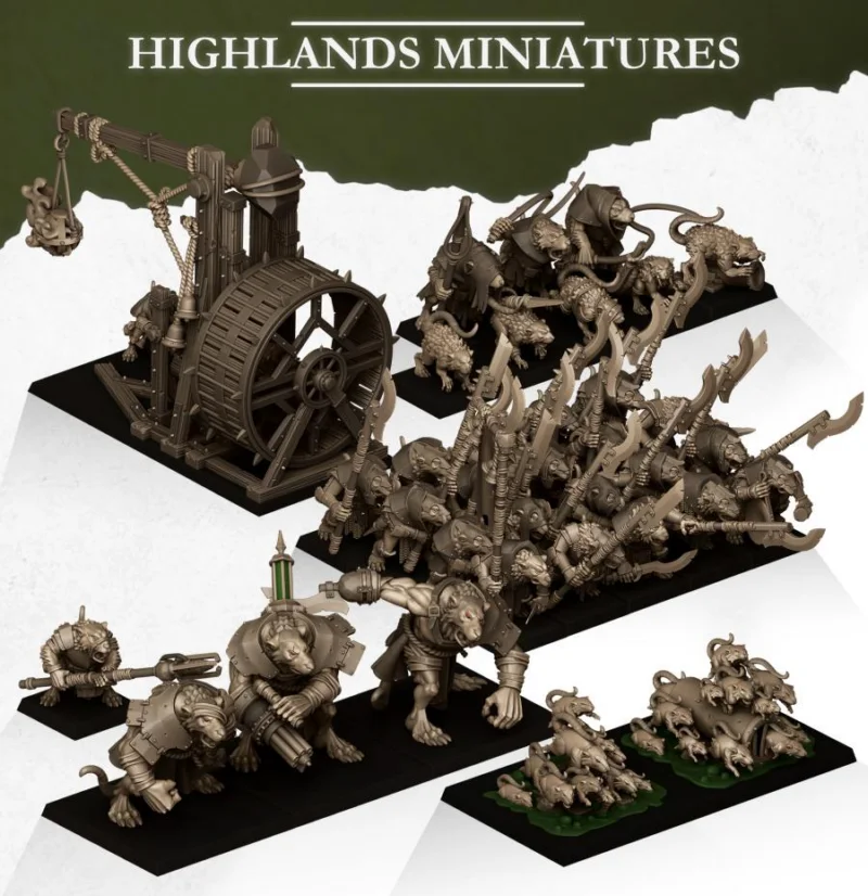 Highlands Miniatures 2025 February Vermin Reinforces