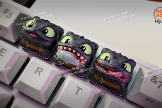 KEYCAPS Toothless How to Train your Dragon
