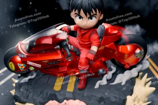 Kaneda (Akira) Chibi Land Figures