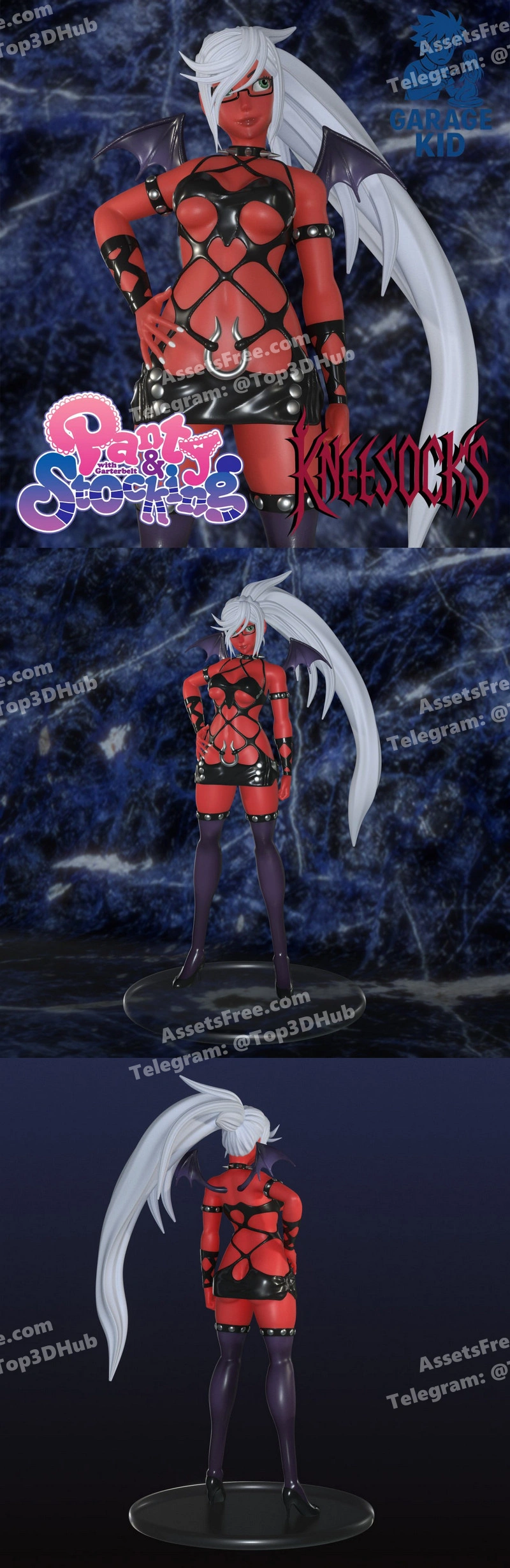 Kneesocks Panty & Stocking SWF