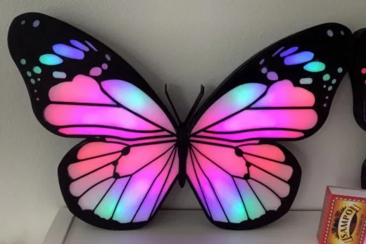 Large Neopixel Butterfly