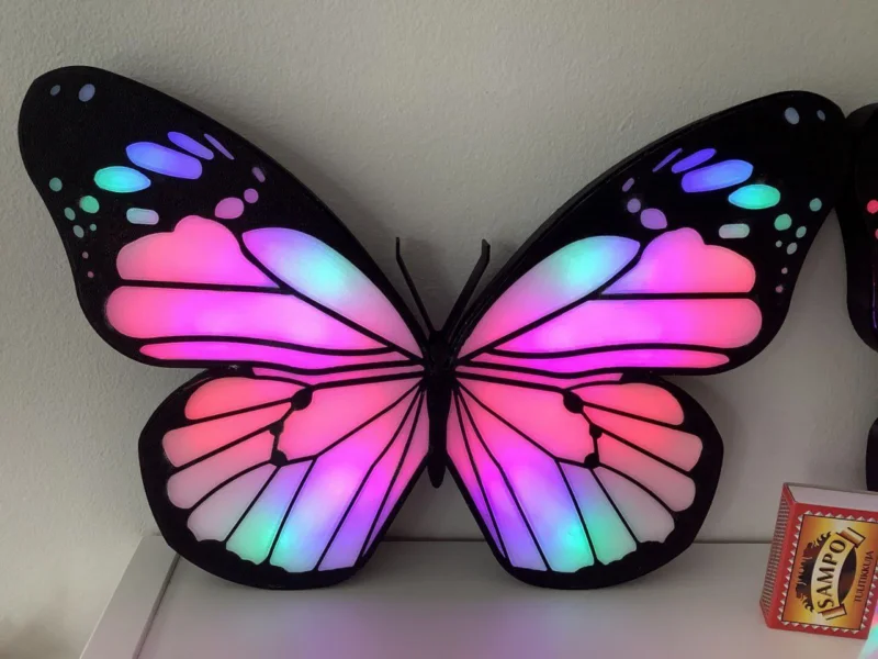Large Neopixel Butterfly