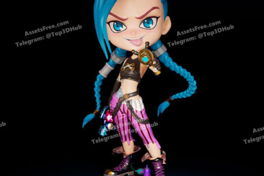 League of legends jinx chibi station