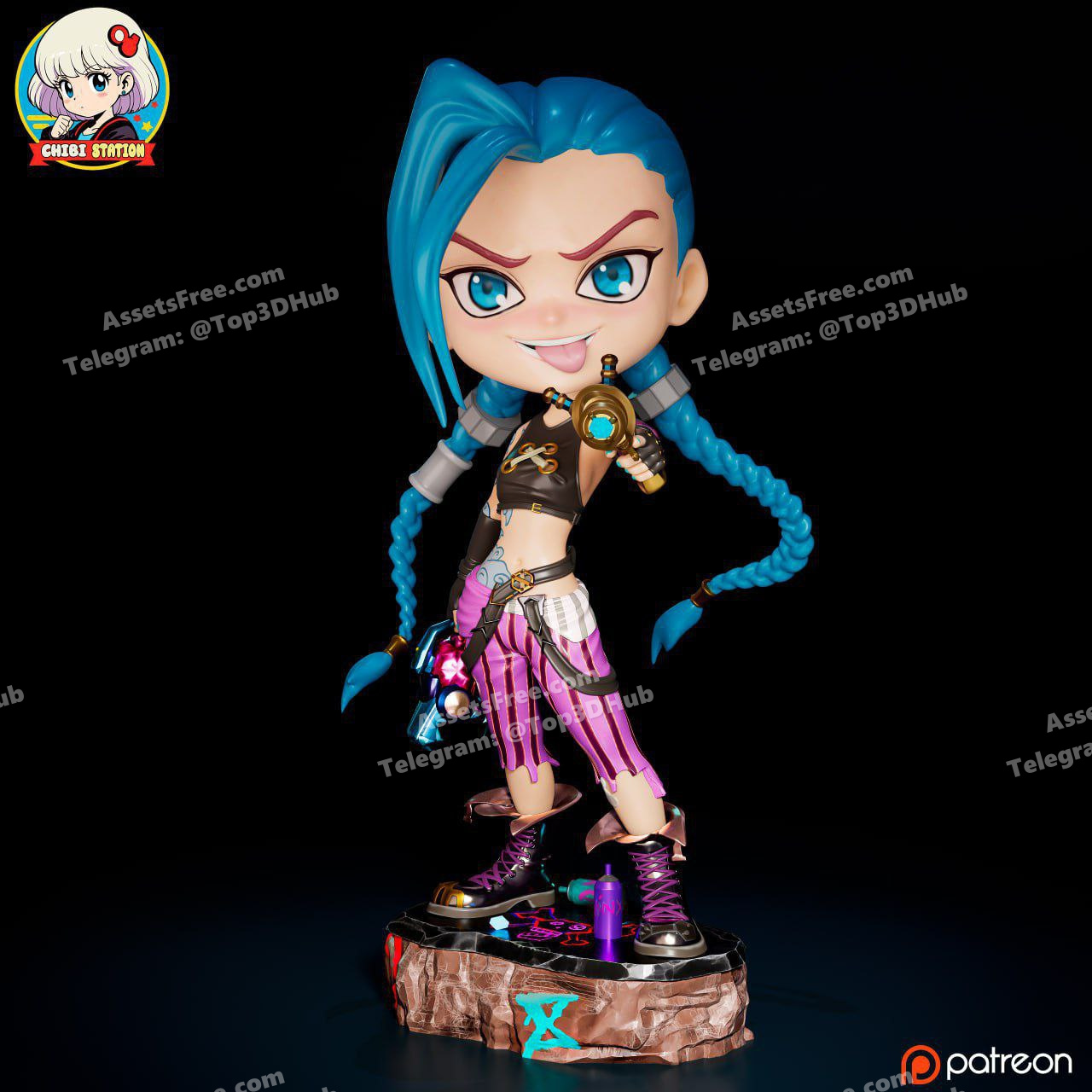 League of legends jinx chibi station