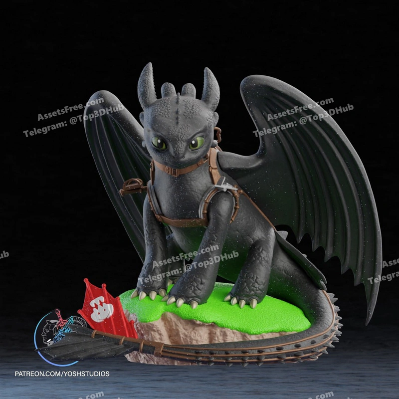 Life Size Toothless Yosh Studio