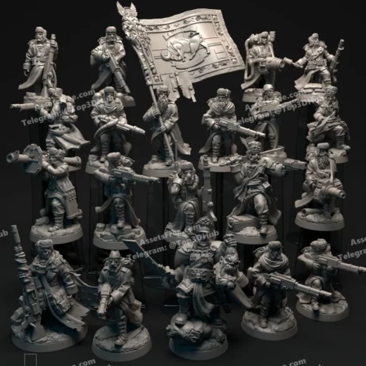 Lore Miniatures Altirvun core set Infantry