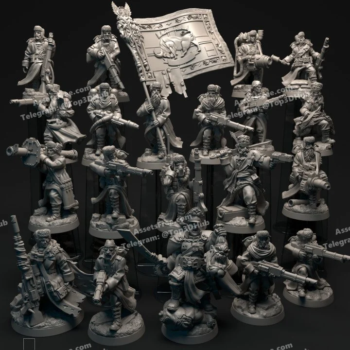 Lore Miniatures Altirvun core set Infantry