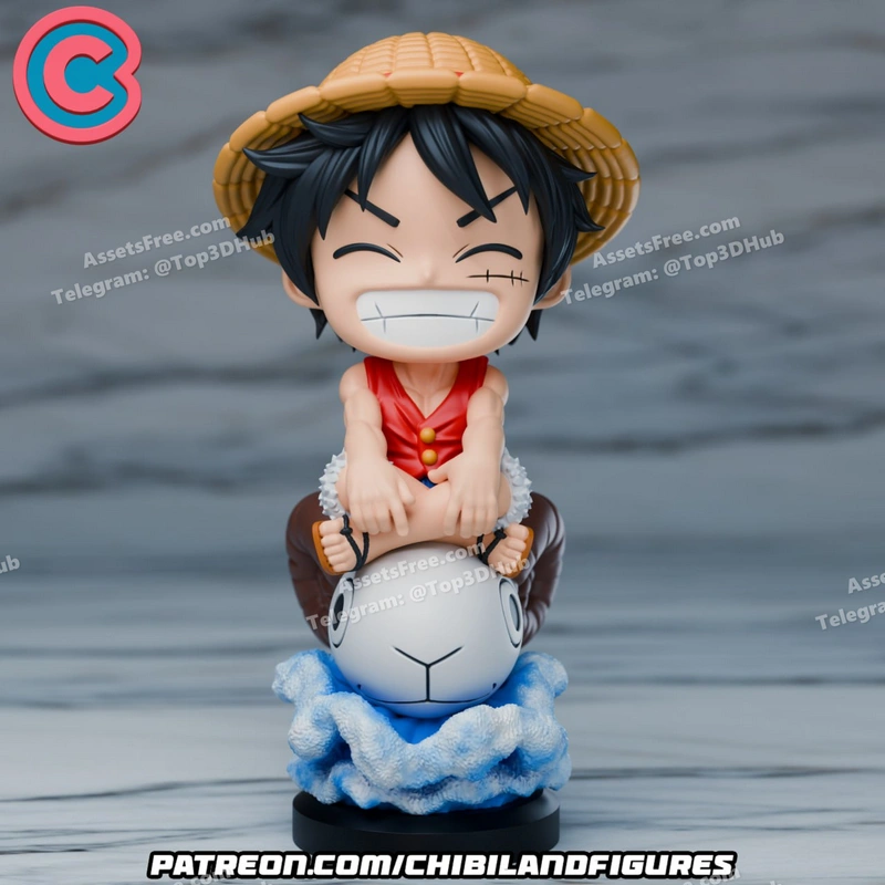 Luffy – Chibi Land Figures – STL 3D Print Model | AssetsFree.com Luffy Chibi Land Figures