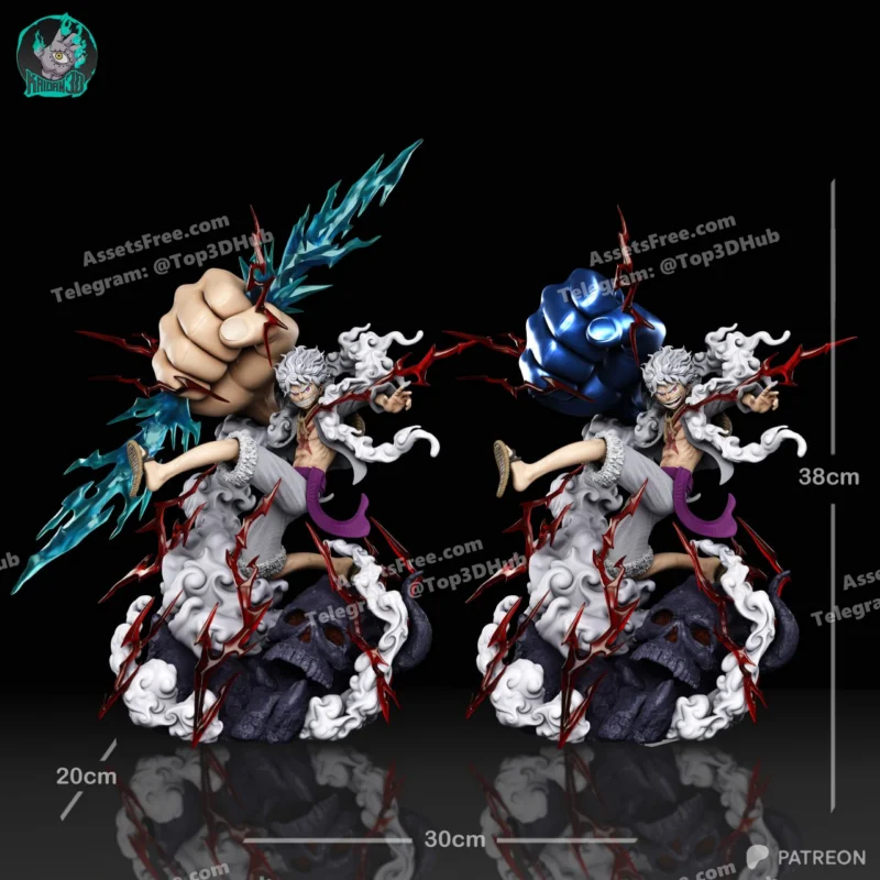 Luffy Gear 5 Kaidan3D