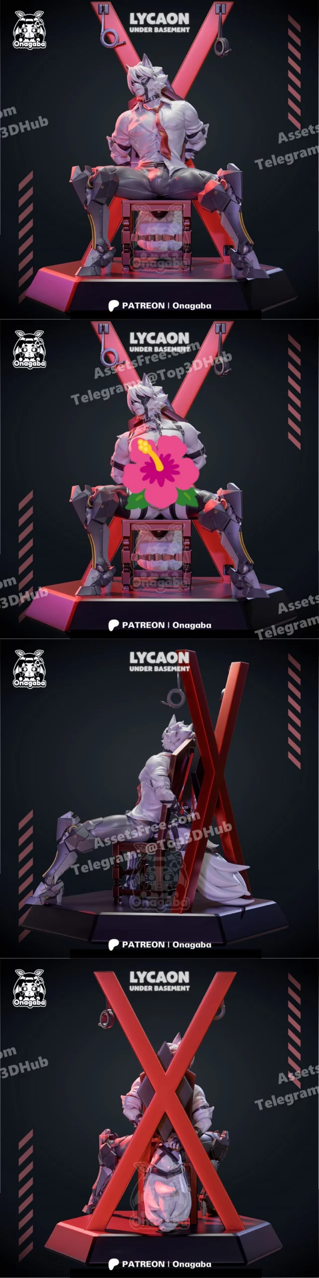 Lycaon – STL 3D Print Model | AssetsFree.com Lycaon