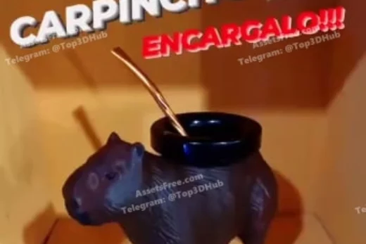 MATE CARPINCHO PARA SOPORTE RECTO