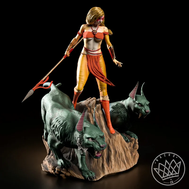 Nacho CG – Fan Art – Cheetara from Thundercats – Statue – STL 3D Print Model | AssetsFree.com Nacho CG Fan Art Cheetara from Thundercats Statue