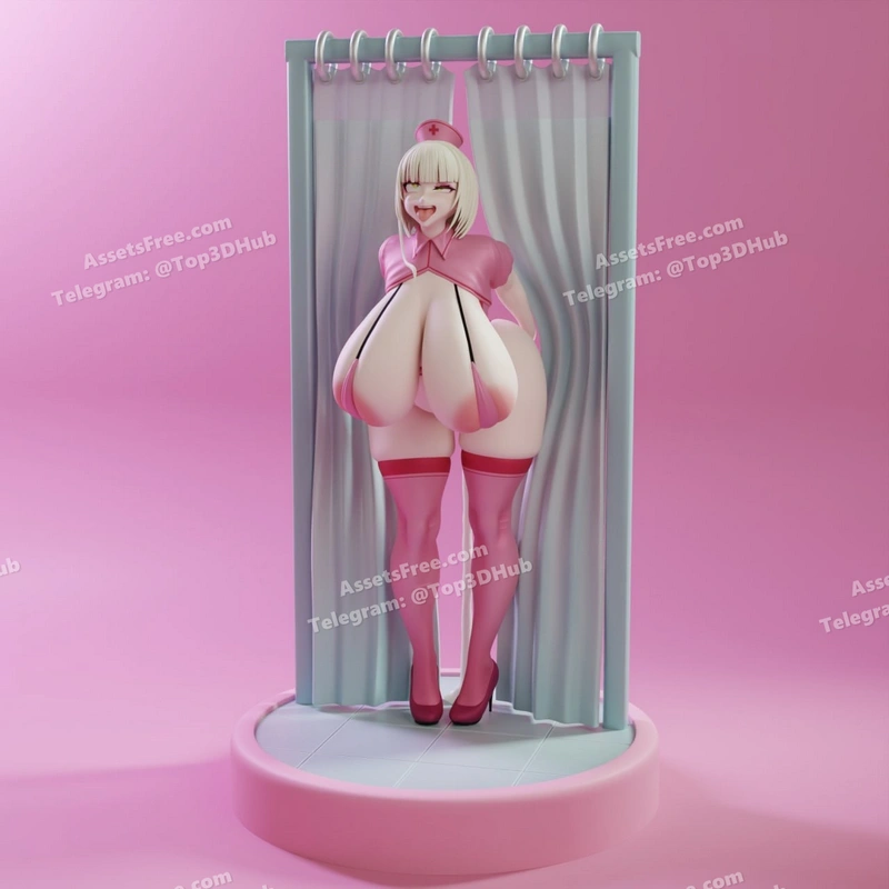 Naughty Nurse Gaping her Asshole