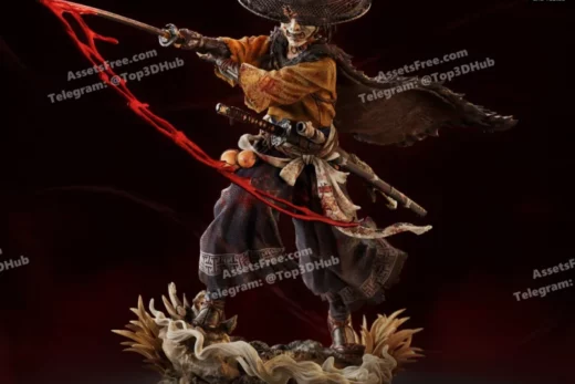 Neko Figurines Atsu (Ghost Of Yotei)