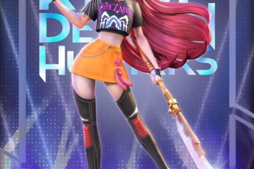 Neko figurines kpop demon hunters mira