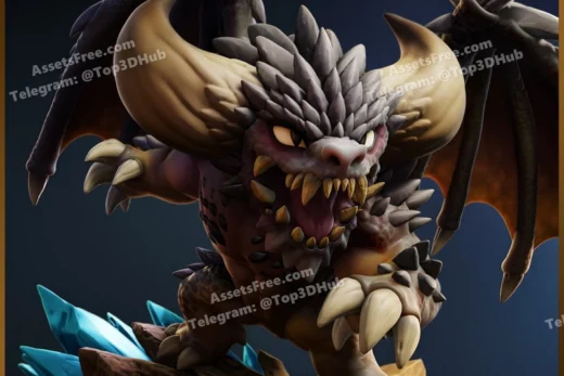 NomNom Chibi Nergigante Monster Hunter World